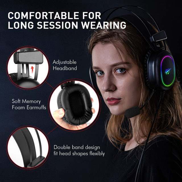 Havit HV-H2016D Wired Gaming Headset K2-H9010