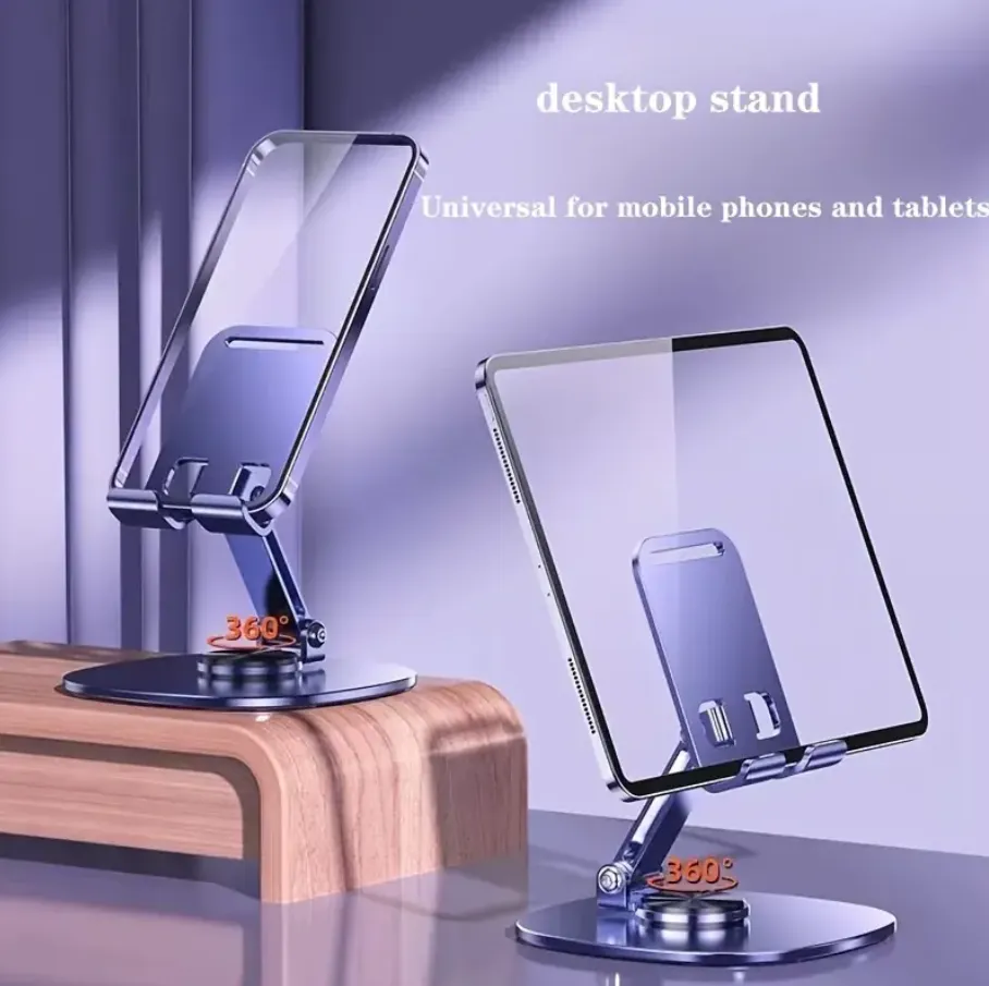 Alloy Rotating Desktop Mobile Phone Holder Stand