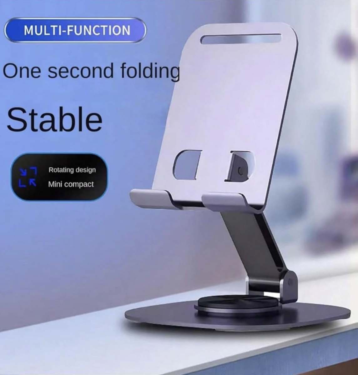Alloy Rotating Desktop Mobile Phone Holder Stand
