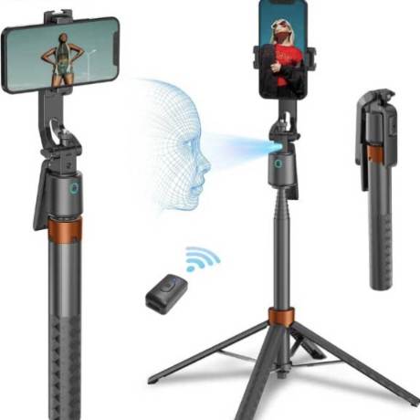 Q13 Selfie Stick Tripod with Wireless Remote Control Smart Auto AI Tracking Stabilizer