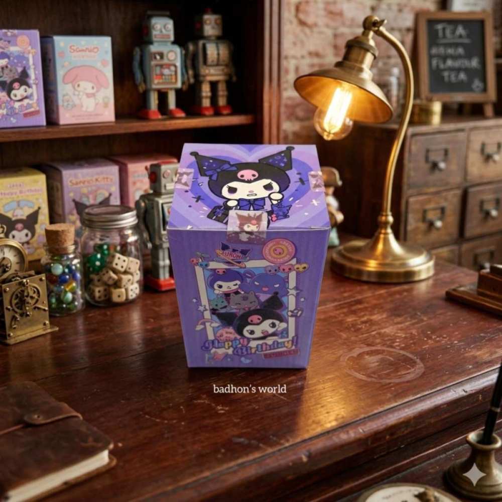 Kuromi "Happy Birthday" themed box