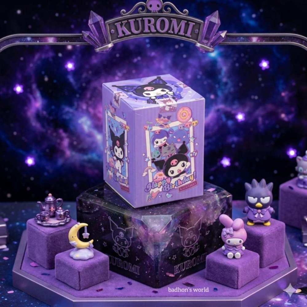 Kuromi "Happy Birthday" themed box